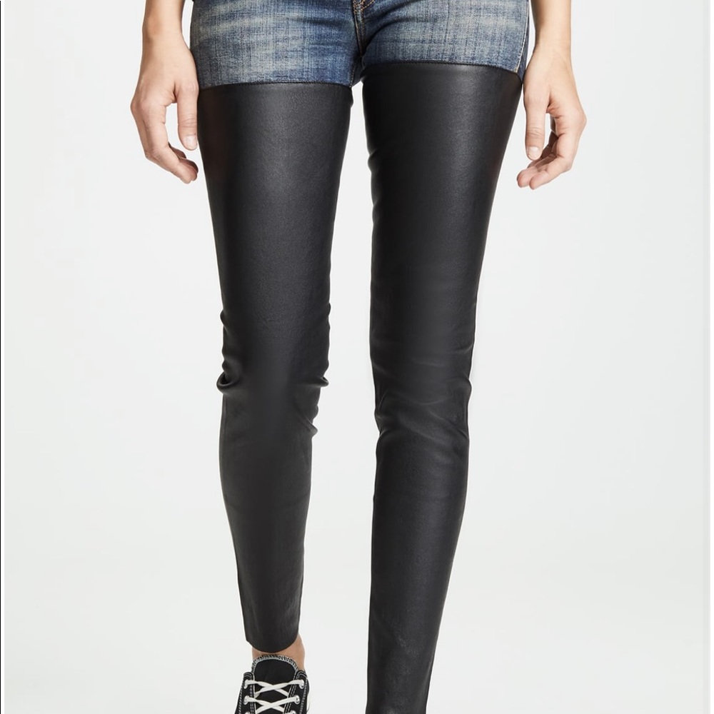 Amazing pair of R13 leather chap jeans